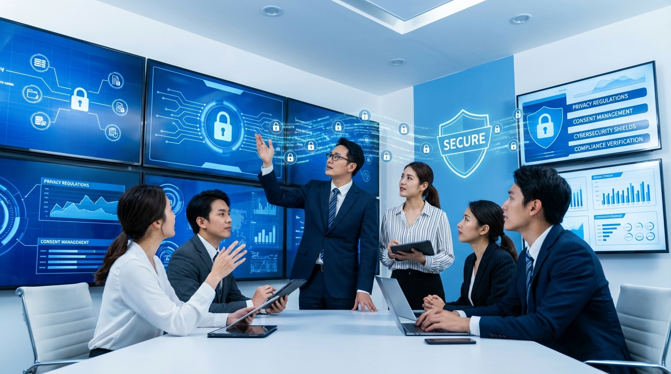 Team discussing ecommerce strategy